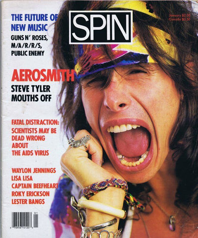 ORIGINAL Vintage January 1998 Spin Magazine Aerosmith Steven Tyler Guns N Roses