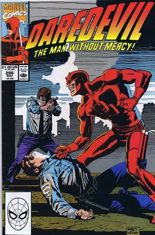 Daredevil #286 ORIGINAL Vintage 1990 Marvel Comics 