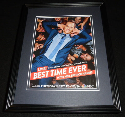 Best Time Ever 2015 NBC Framed 11x14 ORIGINAL Advertisement Neil Patrick Harris