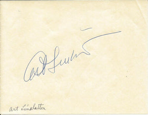 Art Linkletter Signed Vintage Album Page Kids Say the Darndest Things 