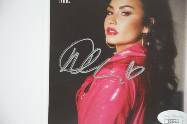 Demi Lovato Signed Framed 16x20 Photo + CD Display JSA