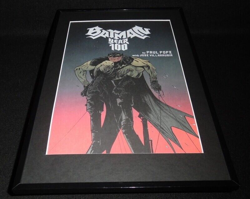 Batman Year 100 DC Framed 11x17 Cover Display Official Repro