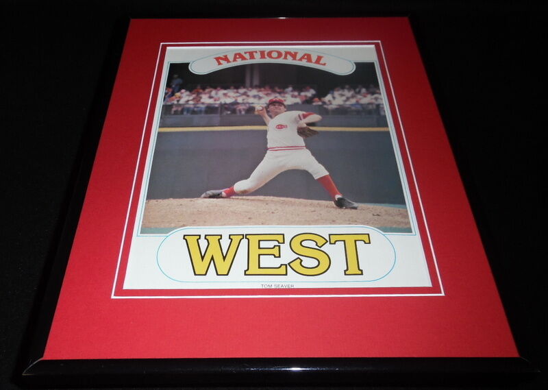 Tom Seaver 1979 Cincinnati Reds Framed 11x14 Photo Display 