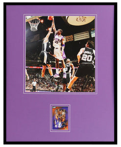 Amare Stoudemire Signed Framed 16x20 Photo Display Suns