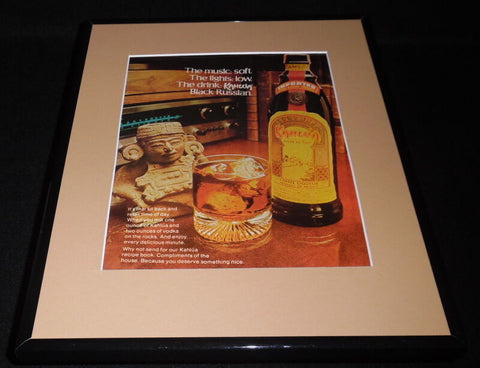 1975 Kahlua Liqueur 11x14 Framed ORIGINAL Vintage Advertisement 