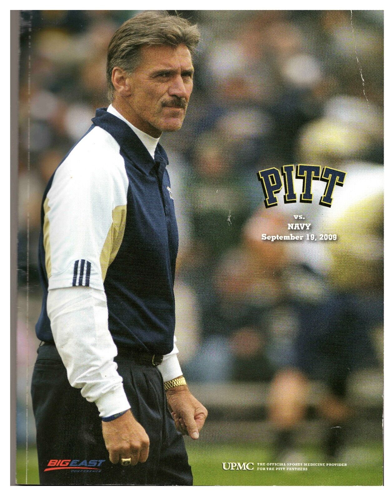 Sep 19 2009 Navy vs Pitt Panthers Program Dion Lewis Ray Graham Jon Baldwin