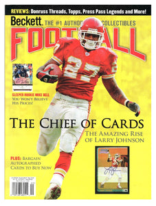 VINTAGE Sep 2006 Beckett Football Magazine Larry Johnson Chiefs Penn State