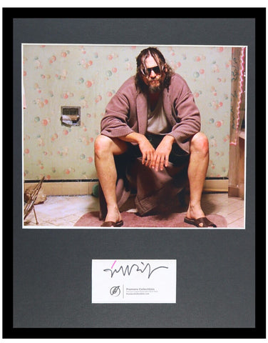 Jeff Bridges Signed Framed 11x14 Big Lebowski Photo Display PREMIERE