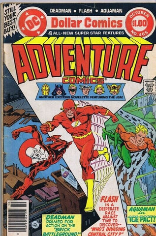 Adventure Comics #465 ORIGINAL Vintage 1979 DC Comics Flash Aquaman