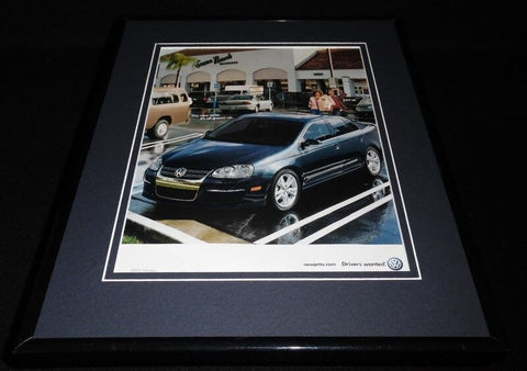 2005 Volkswagen VW Jetta Framed 11x14 ORIGINAL Vintage Advertisement