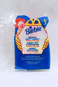 VINTAGE SEALED 1999 McDonald's Barbie Birthday Party Doll