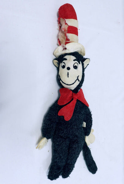 VINTAGE 1976 Douglas Co 23" Dr Seuss Cat in the Hat Plush Doll (Damaged)