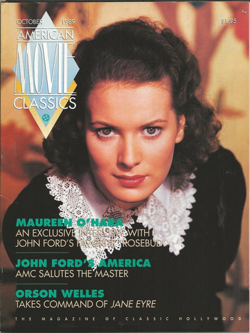 ORIGINAL Vintage Oct 1989 AMC Magazine Maureen O'Hara Wuthering Heights 