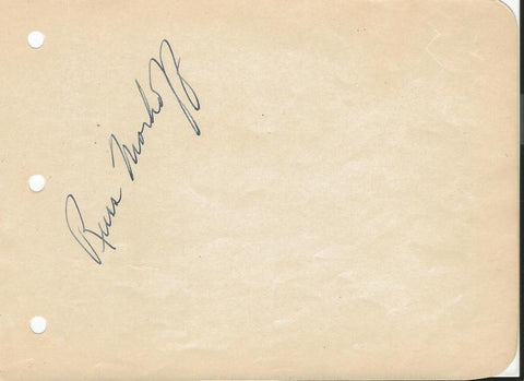 Russ Morhoff Signed Vintage Album Page actor