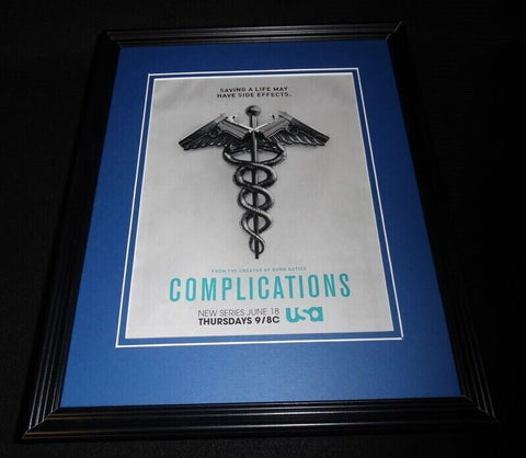 Complications 2014 USA Framed ORIGINAL 11x14 Advertisement Jessica Szohr