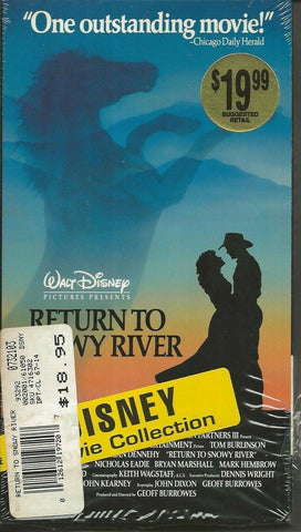 Return to Snowy River VINTAGE VHS Cassette Tom Burlinson Sigrid Thornton