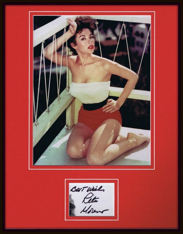 Rita Moreno Signed Framed 11x14 Photo Display JSA West Side Story