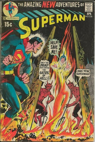 Superman #236 ORIGINAL Vintage 1971 DC Comics 