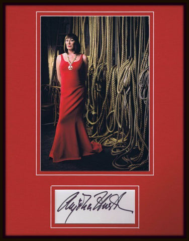 Anjelica Huston Signed Framed 11x14 Photo Display SMASH