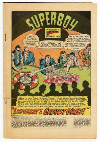 Superboy #148 ORIGINAL Vintage 1968 DC Comics (Coverless)