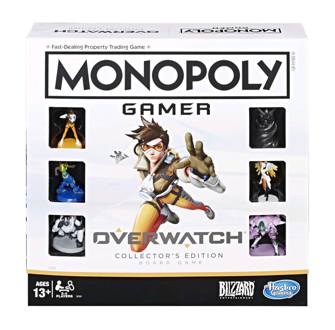 NEW SEALED Monopoly Gamer Overwatch Board Game Hasbro Blizzard