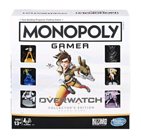 NEW SEALED Monopoly Gamer Overwatch Board Game Hasbro Blizzard