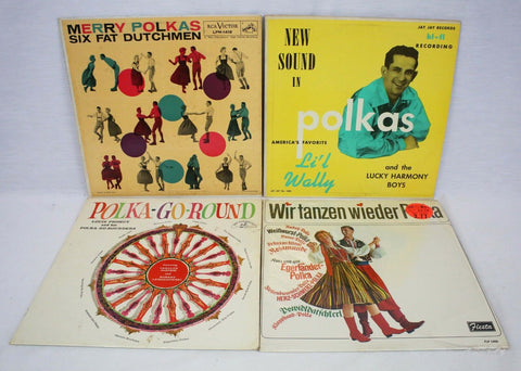 VINTAGE Polka Vinyl Record Album Lot of 3 