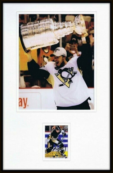 Tyler Kennedy Signed Framed 11x17 Photo Display Stanley Cup Penguins