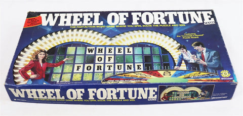 ORIGINAL Vintage 1987 Pressman Wheel of Fortune Board Game