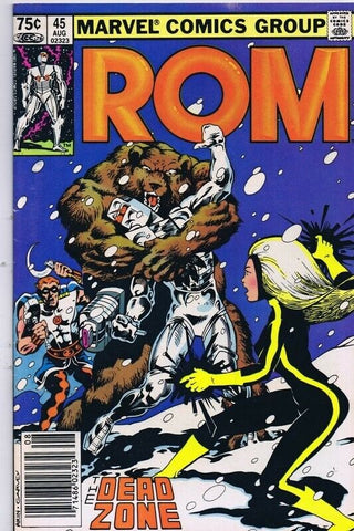 Rom #45 ORIGINAL Vintage 1983 Marvel Comics Soviet Super Soldiers 