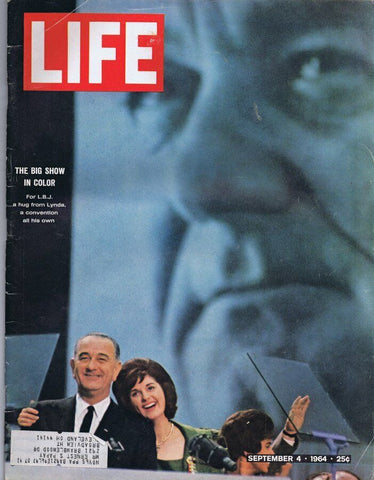 ORIGINAL Vintage Life Magazine September 4 1964 Lyndon Johnson