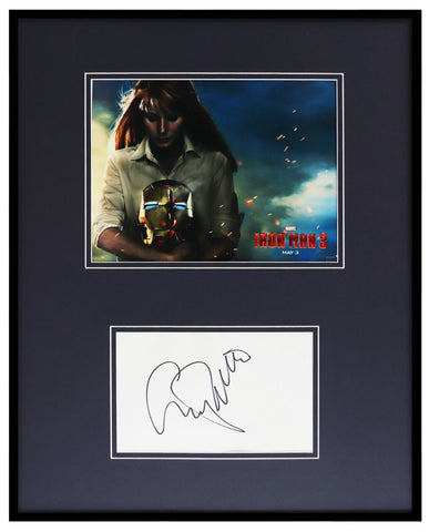 Gwyneth Paltrow Signed Framed 16x20 Iron Man 3 Photo Display PREMIERE