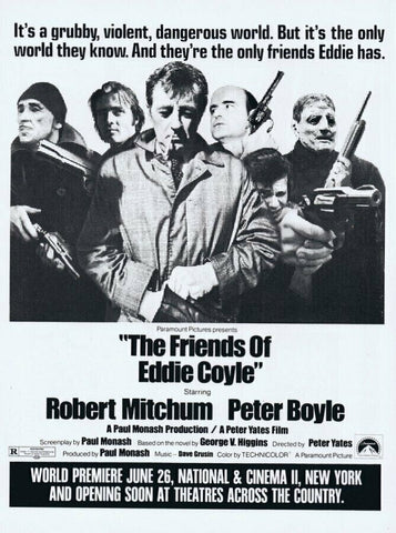 Friends of Eddie Coyle 1973 ORIGINAL Vintage 9x12 Industry Ad Robert Mitchum