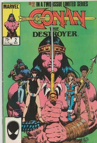 Conan the Destroyer #2 ORIGINAL Vintage 1985 Marvel Comics 