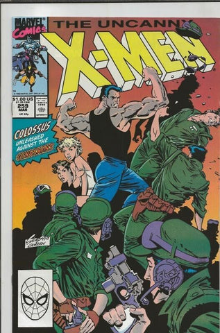 Uncanny X-Men #259 ORIGINAL Vintage 1990 Marvel Comics 