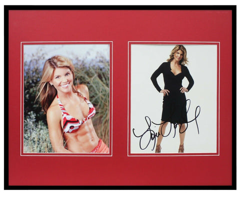 Lori Loughlin Signed Framed 16x20 Photo Set AW Full House Fuller House