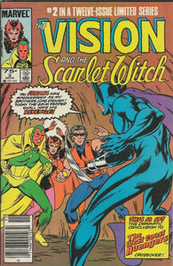 Vision and the Scarlet Witch #2 Vintage 1985 Marvel Comics Wandavision Newsstand