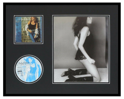 Carly Simon 16x20 Framed Have You Seen Me Lately CD & Boots Photo Display