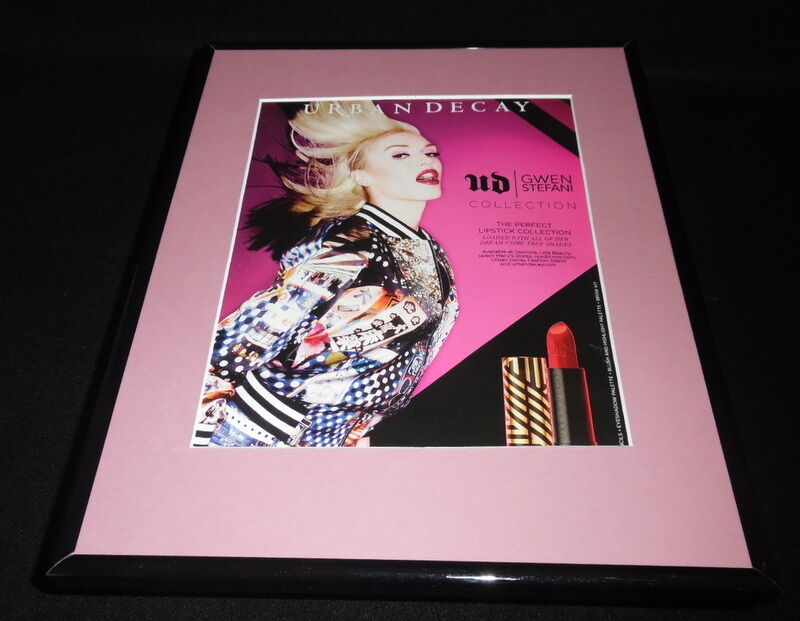 Gwen Stefani 2016 Urban Decay 11x14 Framed ORIGINAL Advertisement No Doubt B