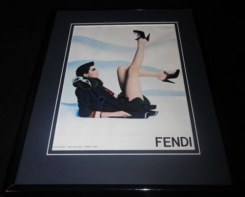 Fendi Heels 2016 11x14 Framed ORIGINAL Advertisement 