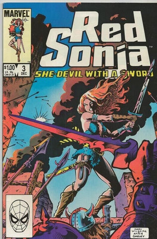 Red Sonja #3 ORIGINAL Vintage 1983 Marvel Comics 