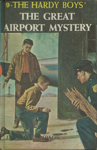 ORIGINAL Vintage 1965 Hardy Boys Hardcover Book Great Airport Mystery #9