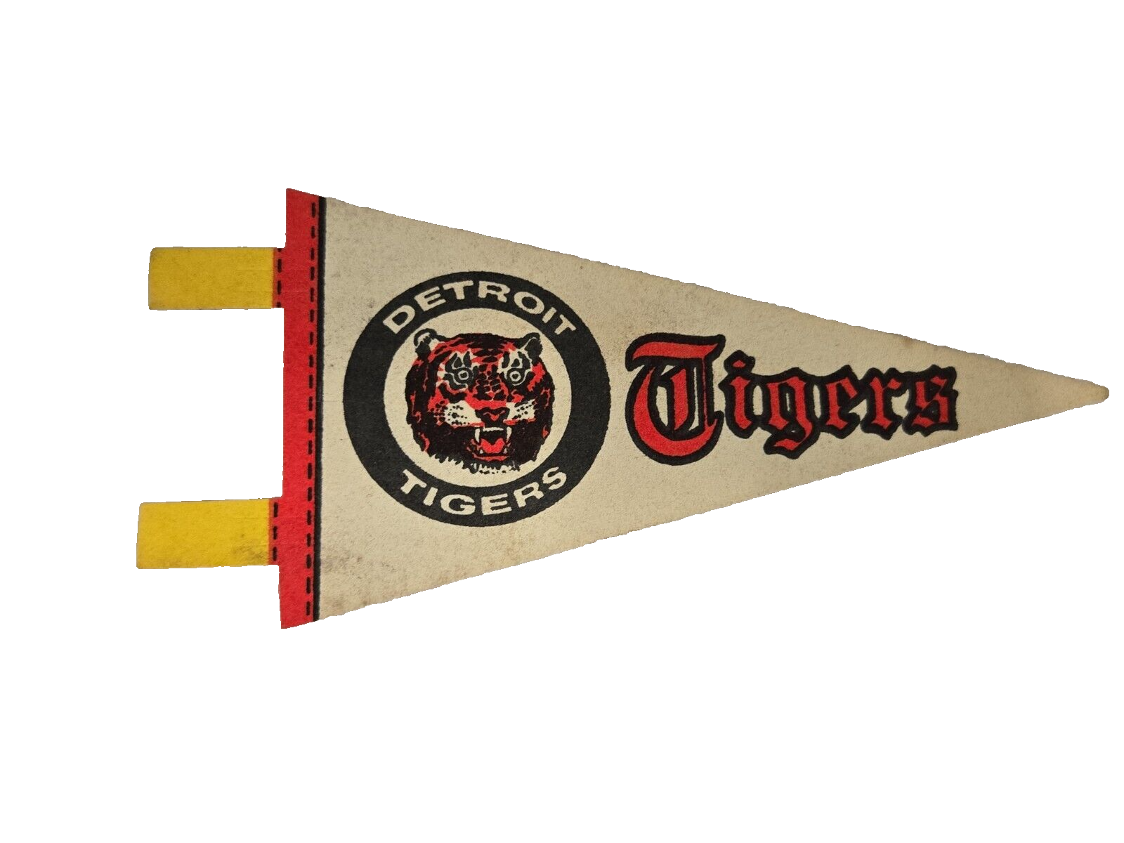 VINTAGE 1970s Detroit Tigers Mini Pennant