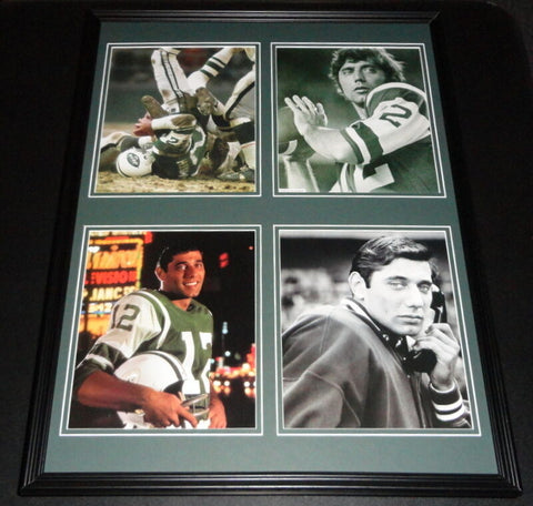 Joe Namath Framed 18x24 Photo Set New York Jets 