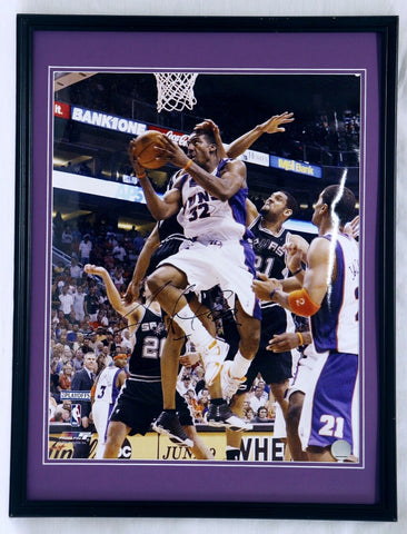  Amare Stoudemire Signed Framed 18x24 Photo Display Suns 