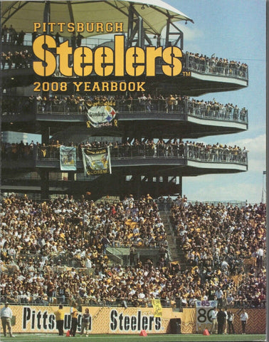 VINTAGE 2008 Pittsburgh Steelers Yearbook Super Bowl Season Mendenhall Rookie