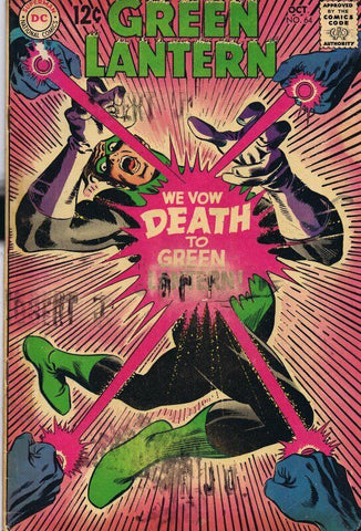 Green Lantern #64 ORIGINAL Vintage 1968 DC Comics  