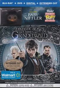 NEW SEALED Fantastic Beasts Crimes of Grinderwald Blu-ray + DVD Set w/ Funko Pop