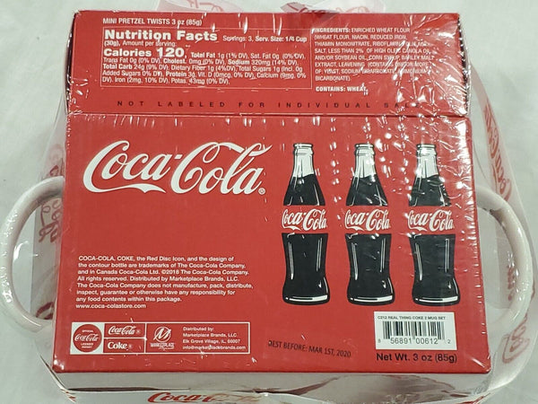 NEW SEALED 2020 Coca Cola Ceramic Mug Set