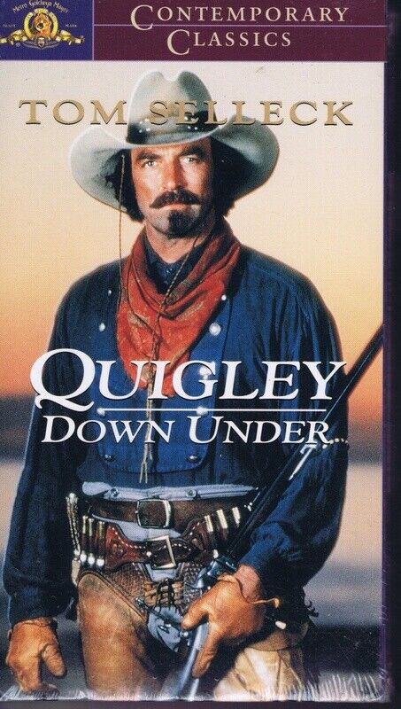 Quigley Down Under VINTAGE SEALED VHS Tom Selleck Laura San Giacomo